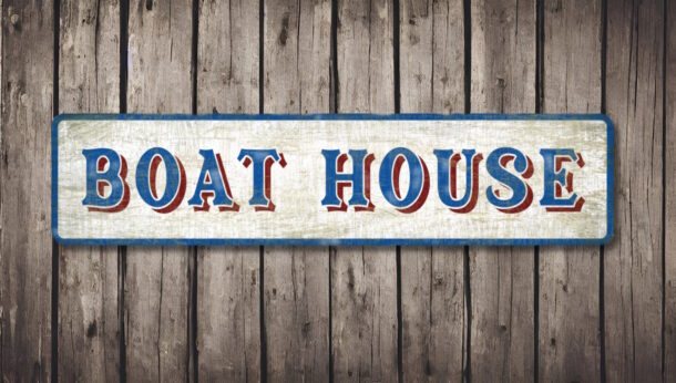 Boat House sign example photo