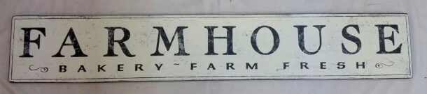 Farmhouse bakery Wood sign