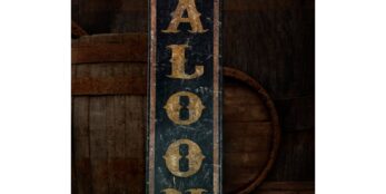 Antique style Saloon wood sign