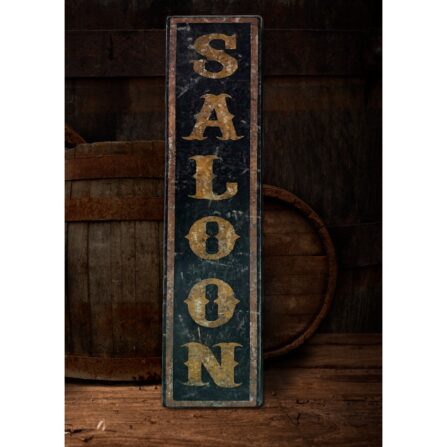 Antique style Saloon wood sign