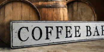 Coffee Bar Wood Sign