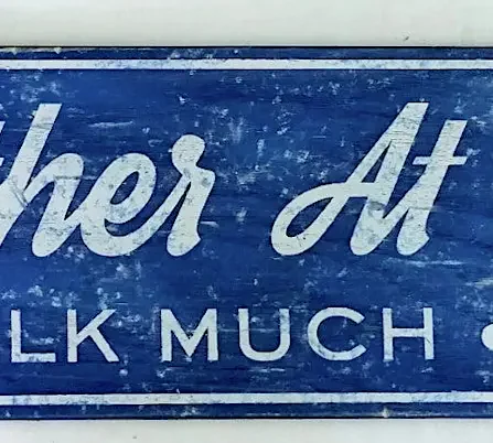 Alternative view of Come Gather at our Table Sign