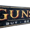 Gunsmith Wood Sign Buy Sell Trade