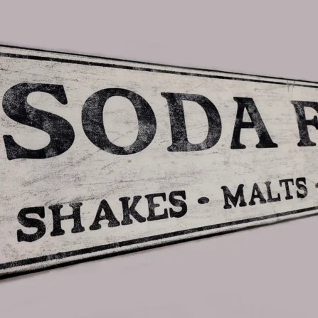 Alternative view of Soda Fountain Shop Sign