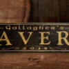 Tavern Wood sign