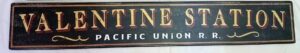 Pacific Union Railway Train sign photo