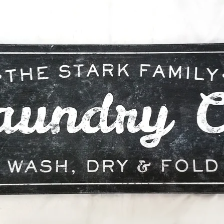 Alternative view of Laundry Room Sign Wash Dry Fold