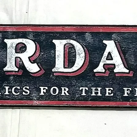 Alternative view of Haberdasher Sign - Fine Clothing