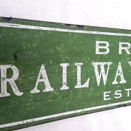Railway Station Sign T512