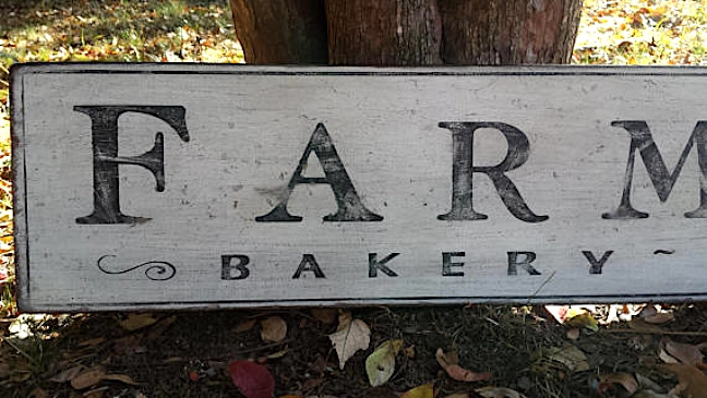 Farmhouse sign Example