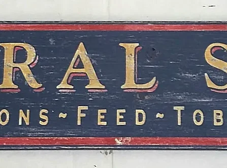 Alternative view of Custom General Store Mercantile Sign