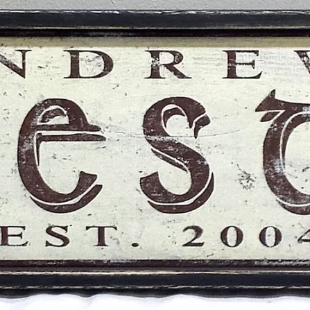 Alternative view of Personalized Homestead Sign