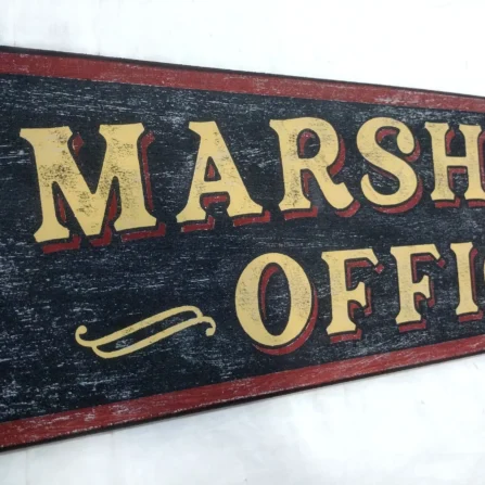 Marshals Office Sign
