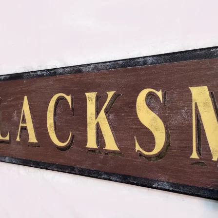 Alternative view of Blacksmith Sign