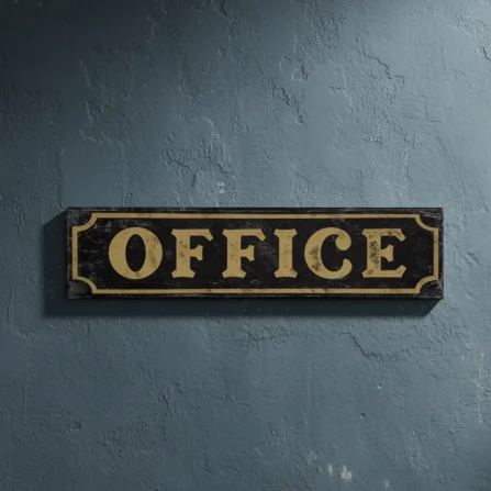 Customizable Office Sign